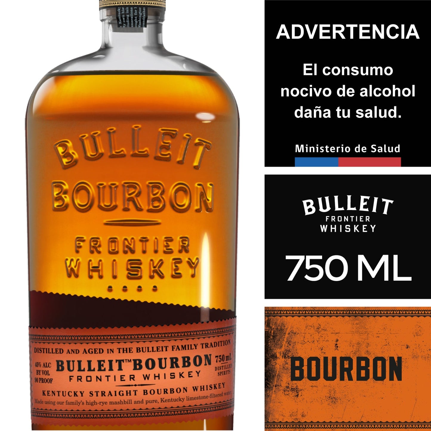Bulleit Bourbon 750 cc (5012)