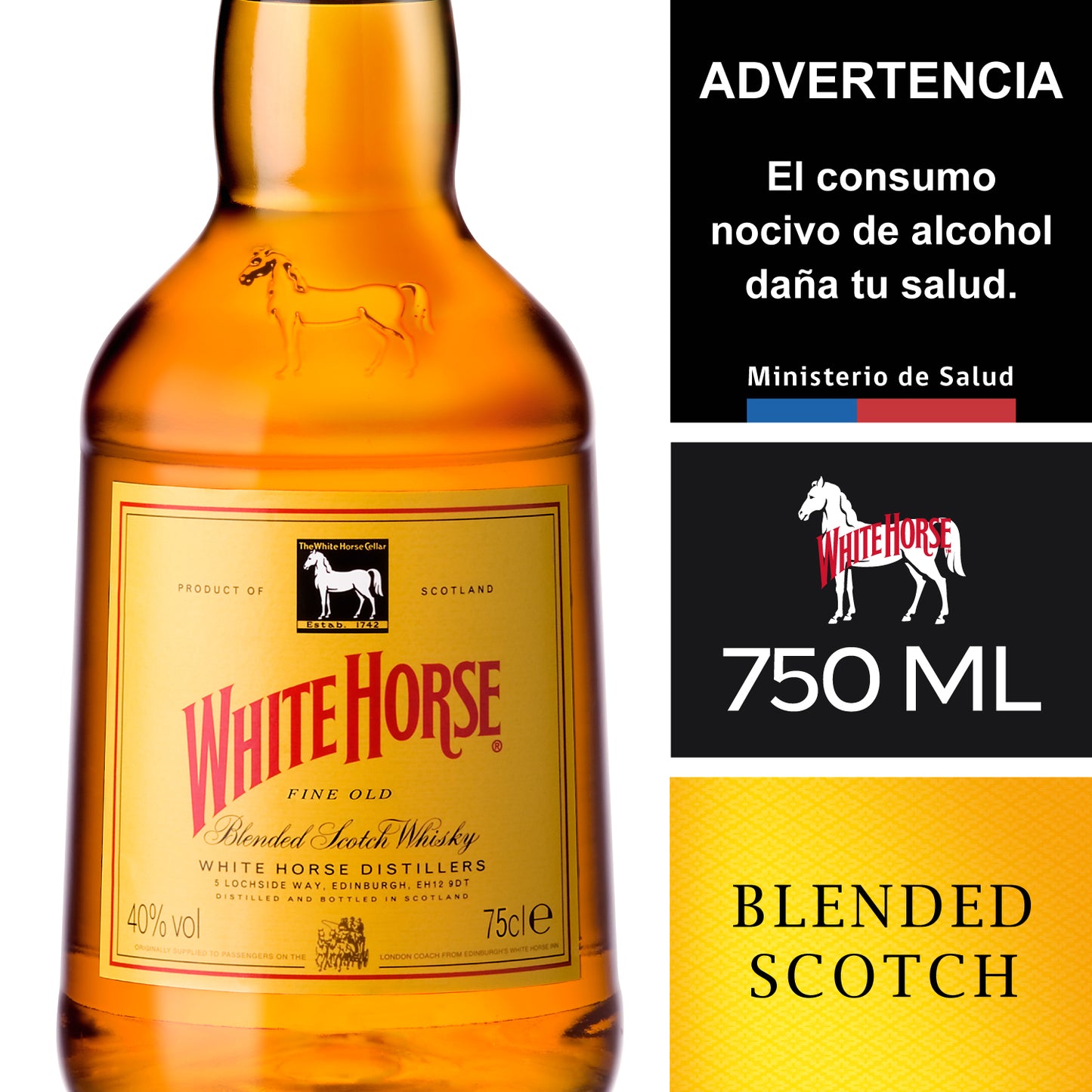 WHITE HORSE FO 75CL 12X01