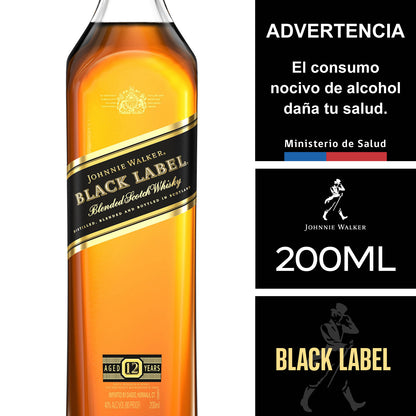 WHISKY JW BLACK LABEL 40 20CL 24X01