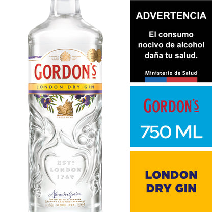 Gordons Dry Gin 75cl 12X01 (5012)
