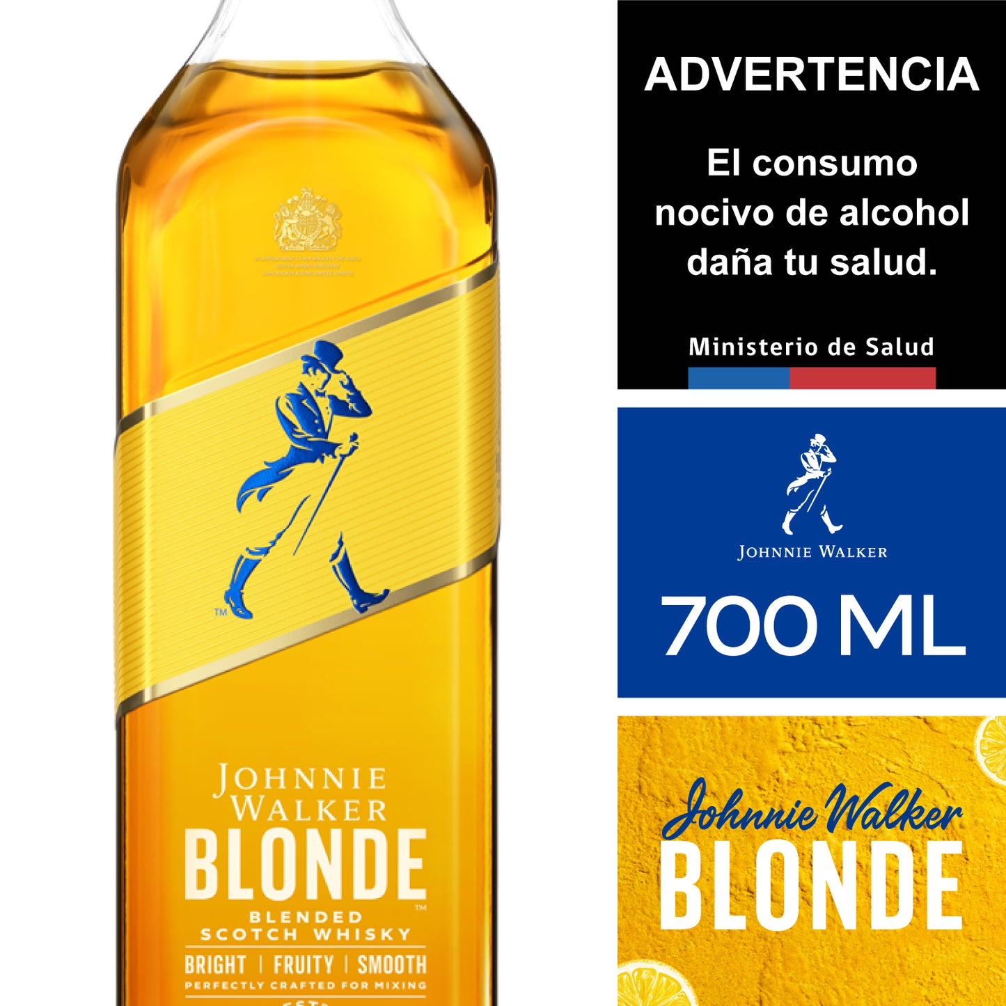 JW Blonde 75cl con alarma 12X01