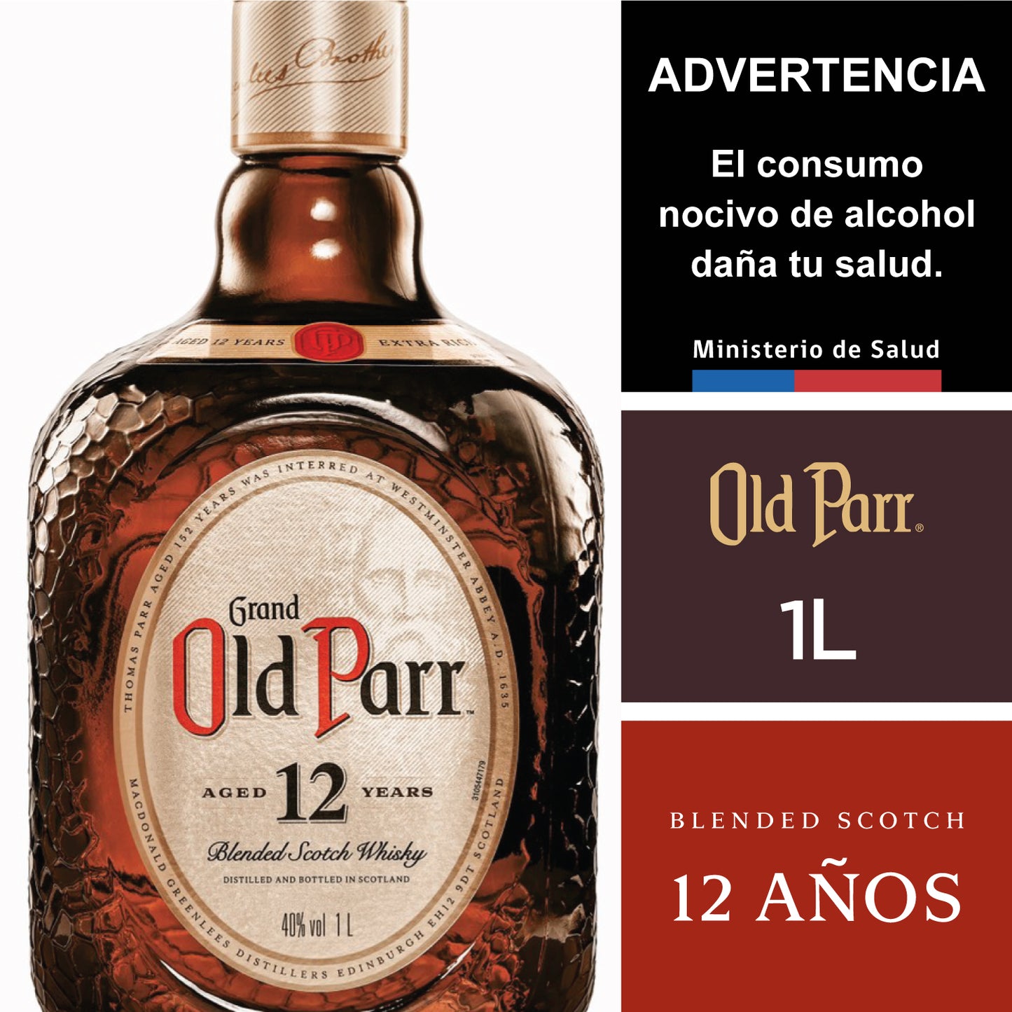 Old Parr 1L 12Y 12X01