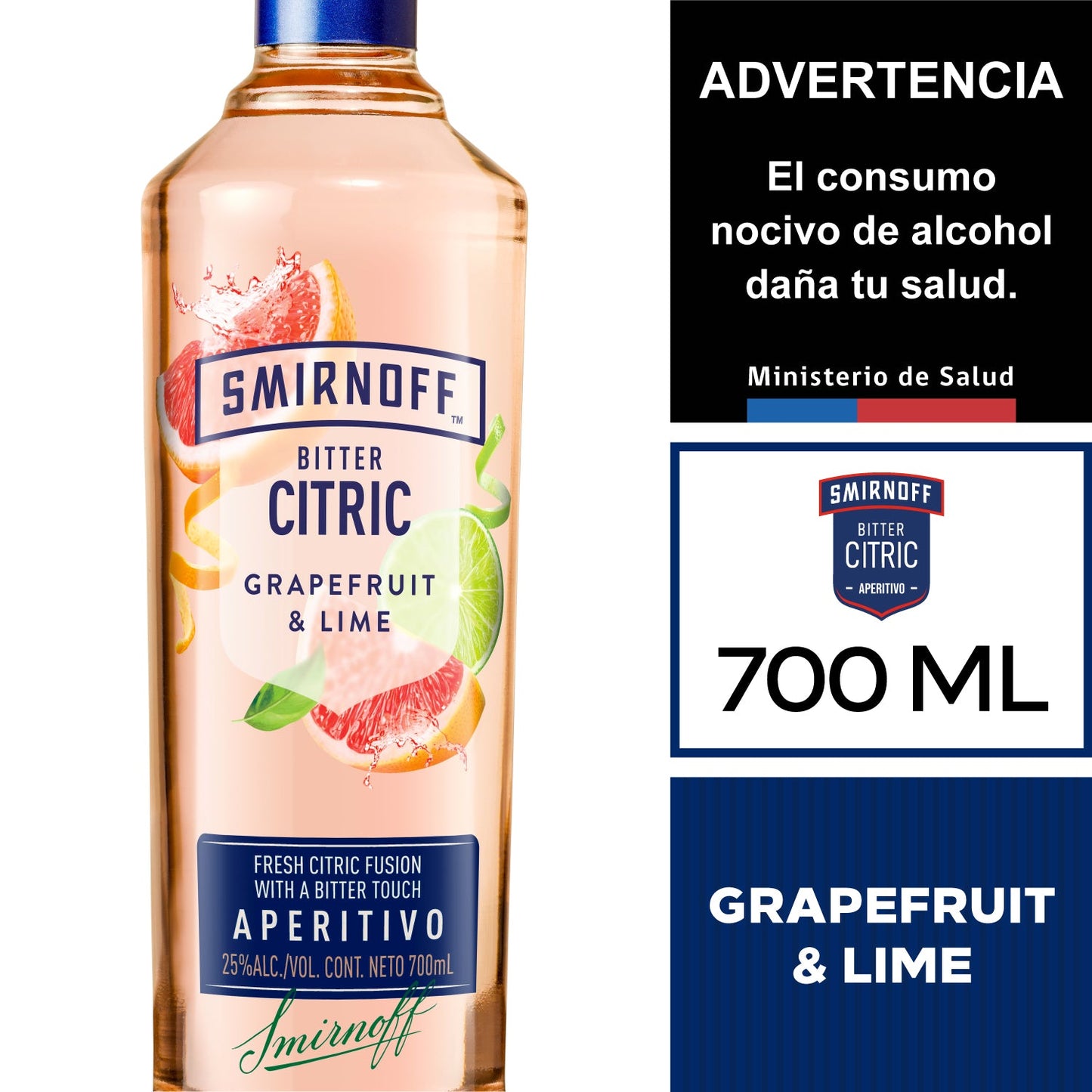Smirnoff Bitter Citric 700 cc (5012)