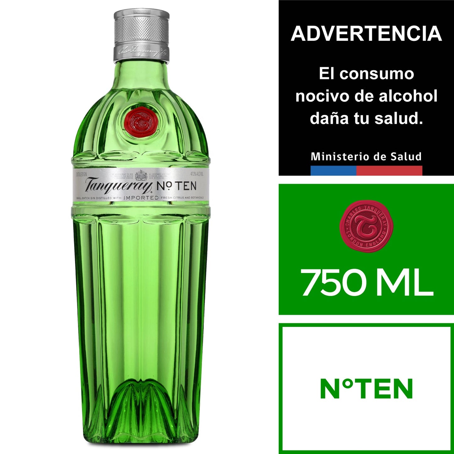Tanqueray N° Ten 750 cc (5012)