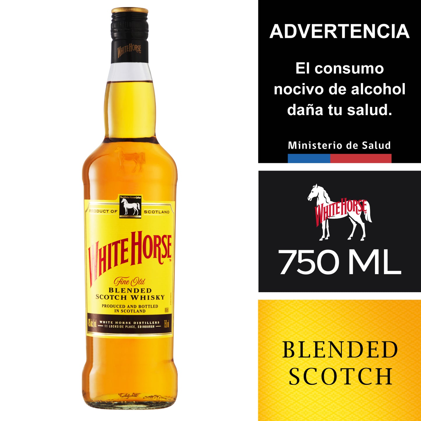 WHITE HORSE FO 75CL 12X01