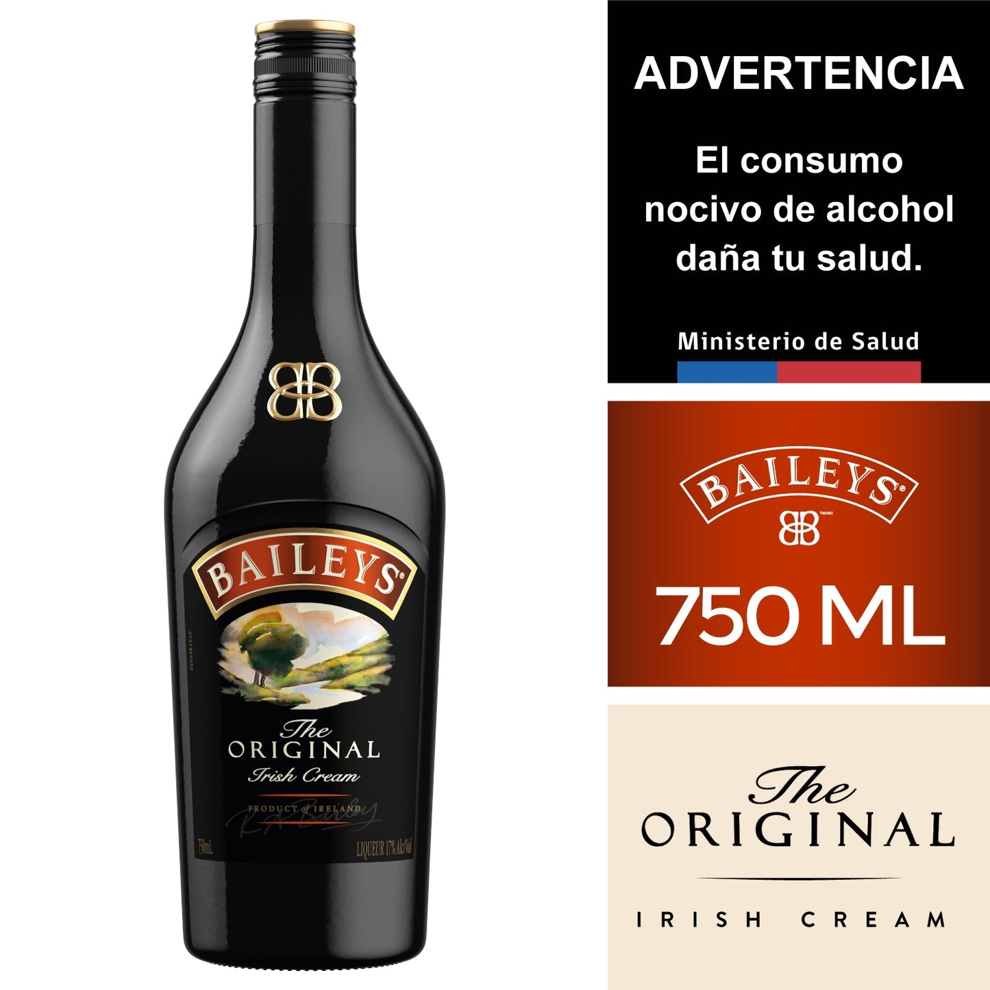 Baileys Orig 75cl 12Y 12X01 conalarm (5012)