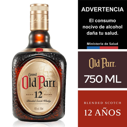 Old Parr 12Y Pk 75cl  12Y 12X01
