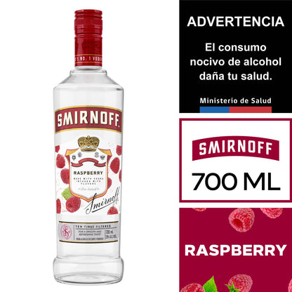VODKA SMIRNOFF RASPBERRY 29 70CL 06X01 (5012)