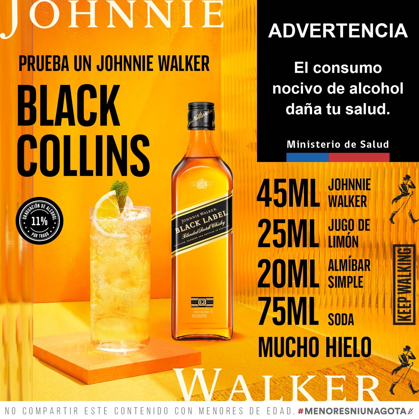 WHISKY JW BLACK LABEL 40 20CL 24X01 (5012)