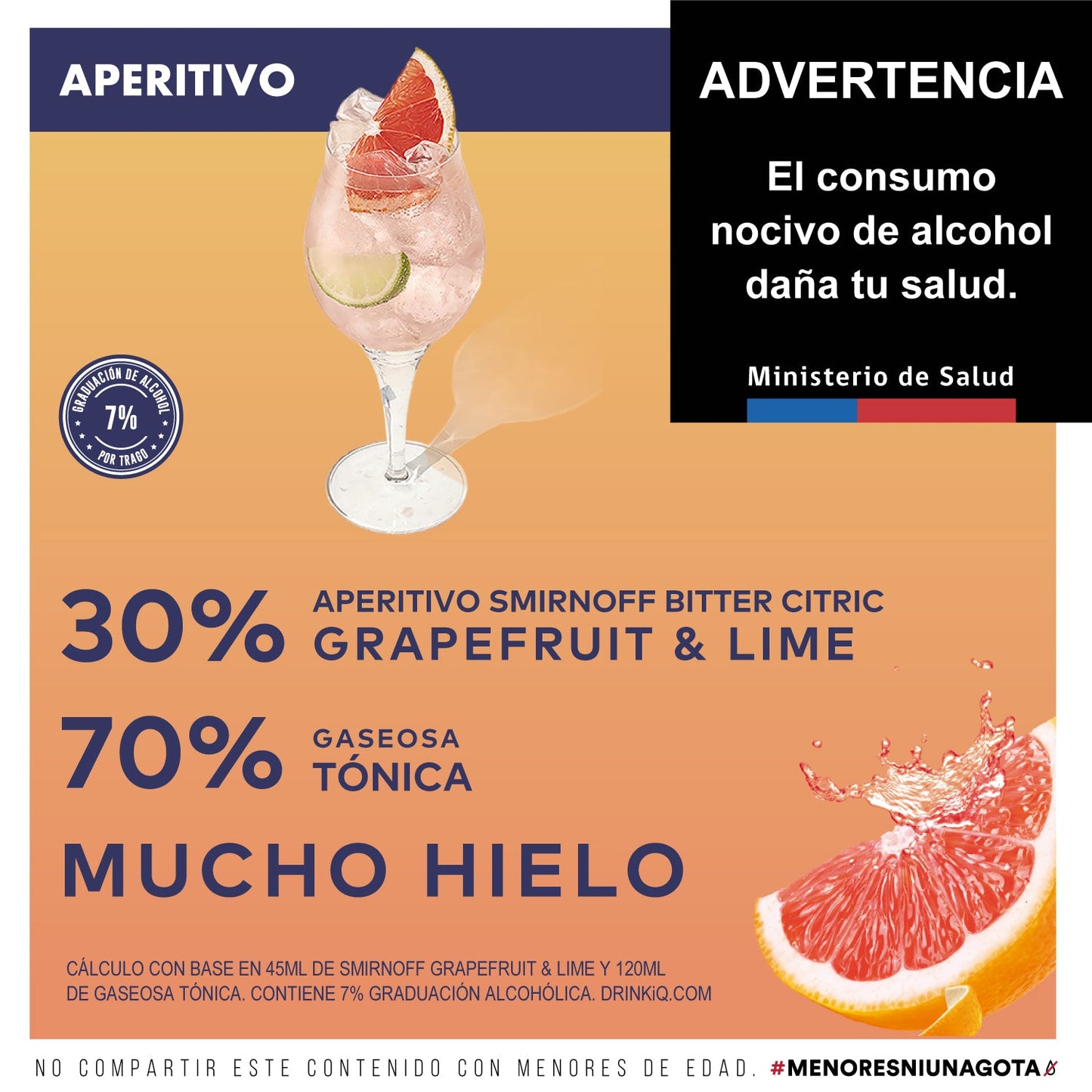 Smirnoff Bitter Citric 700 cc (5012)