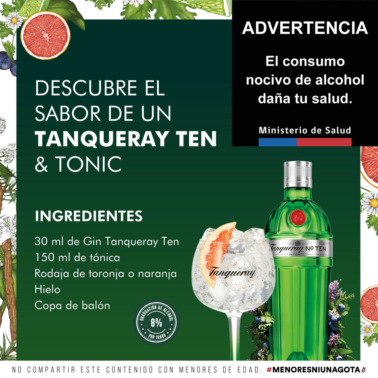 Tanqueray N° Ten 750 cc
