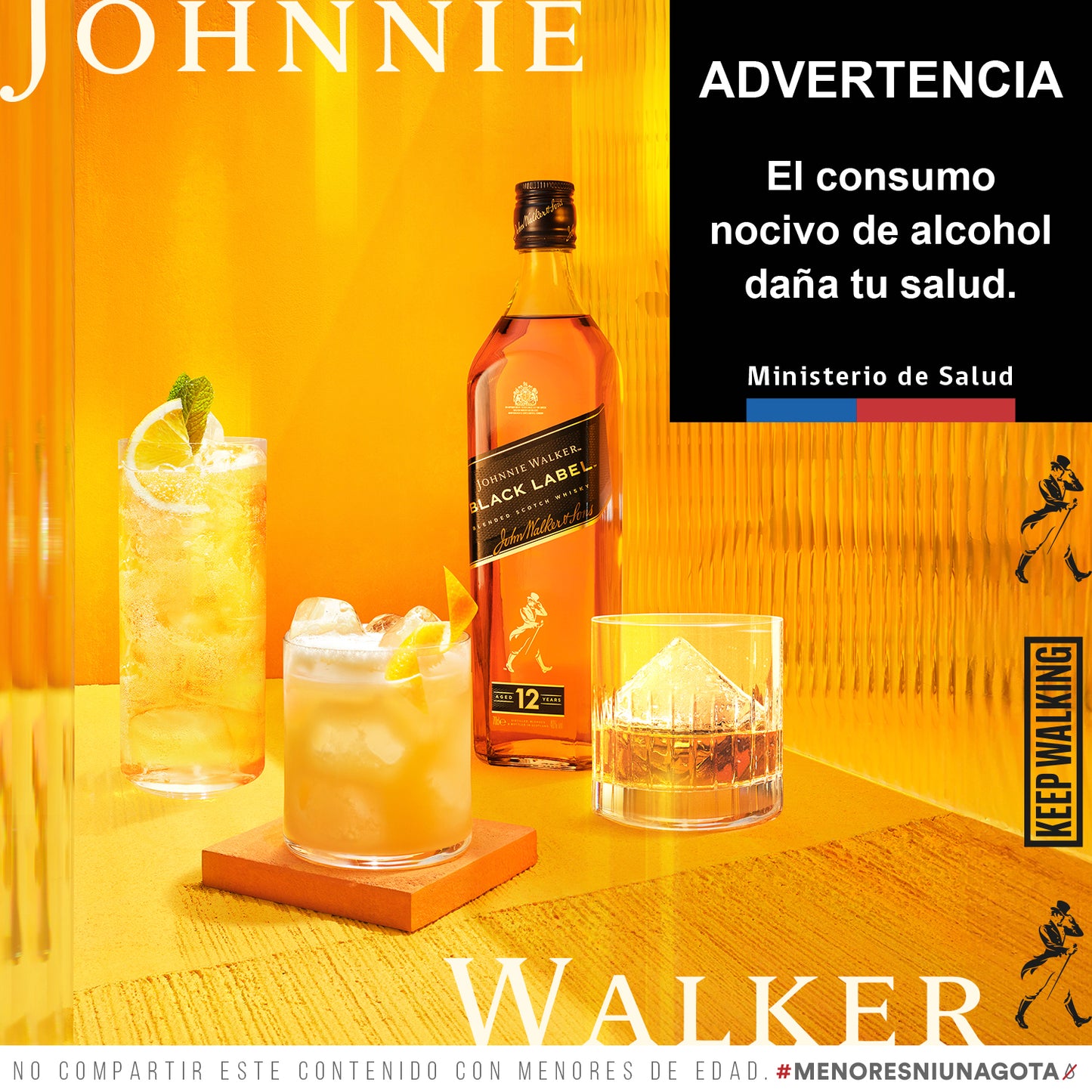 Johnnie Walker Black 750 cc