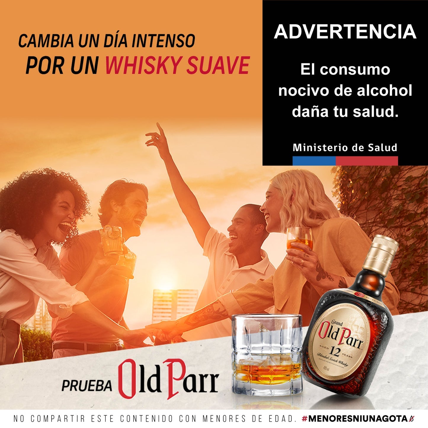 Old Parr 12Y Pk 75cl  12Y 12X01 (5012)