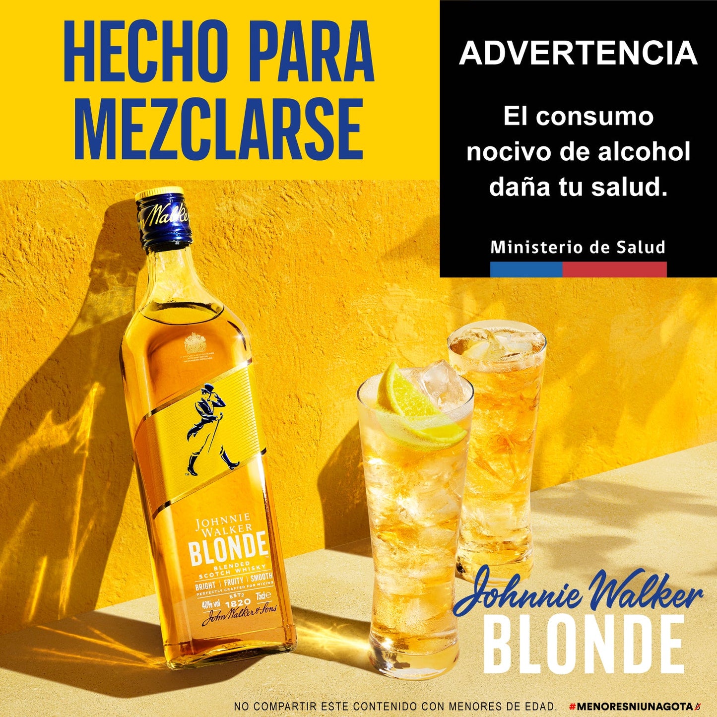 JW Blonde 75cl con alarma 12X01 (5012)