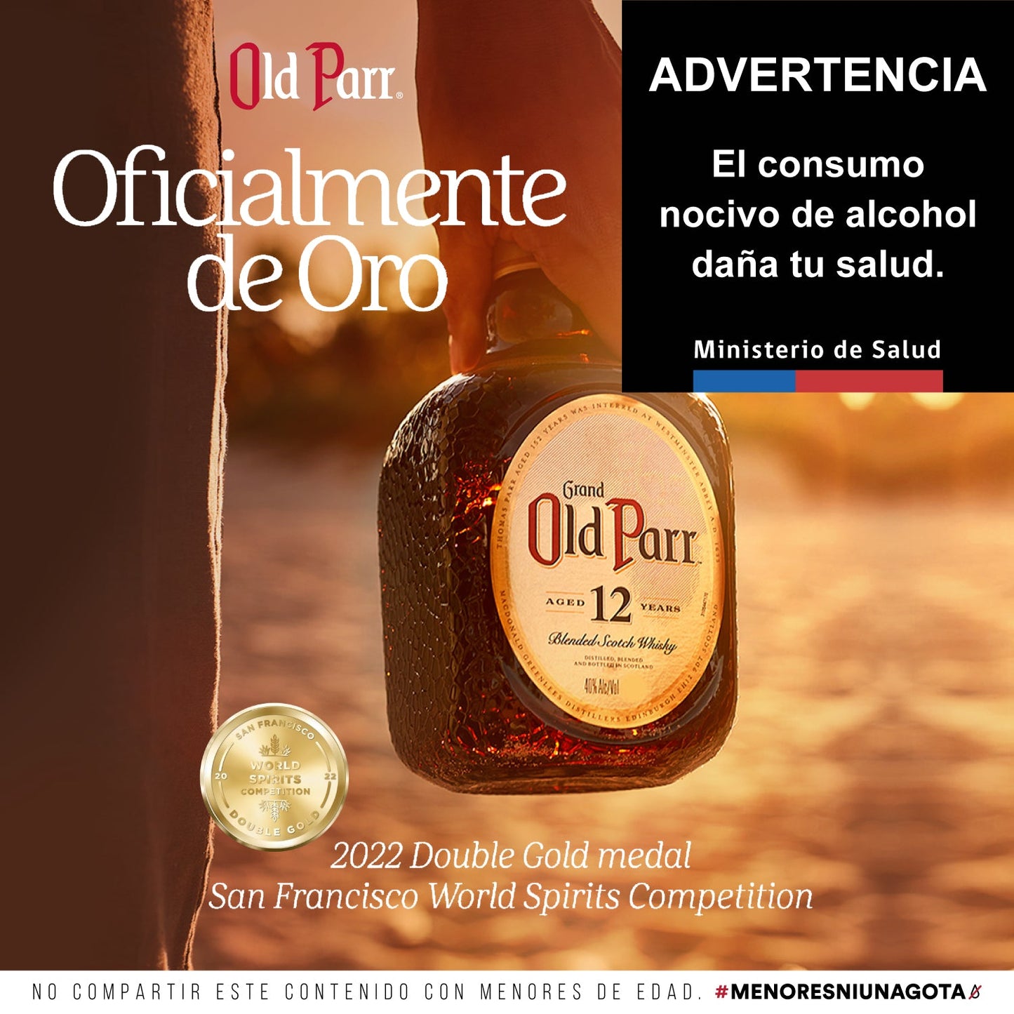 Old Parr 12Y Pk 75cl  12Y 12X01 (5012)