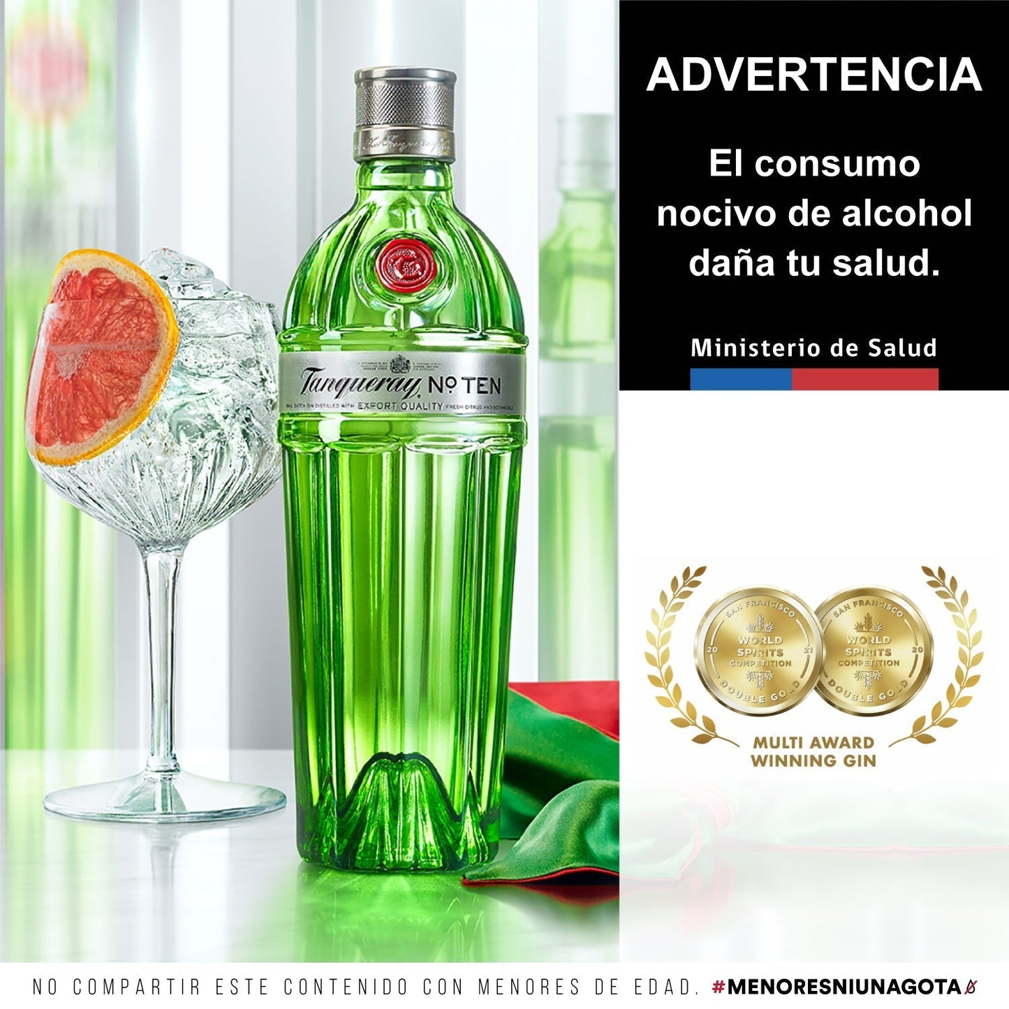 Tanqueray N° Ten 750 cc (5012)